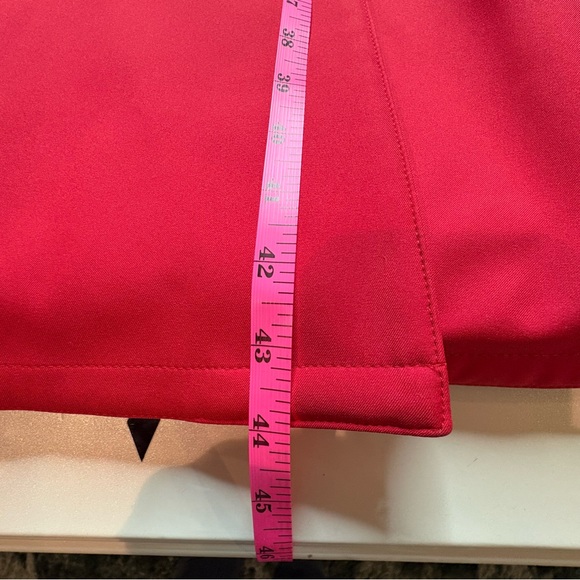 Rain Sisters Elegant Red Trench Coat for Women. NWT. Size L petite.  Gorgeous! - Picture 12 of 16